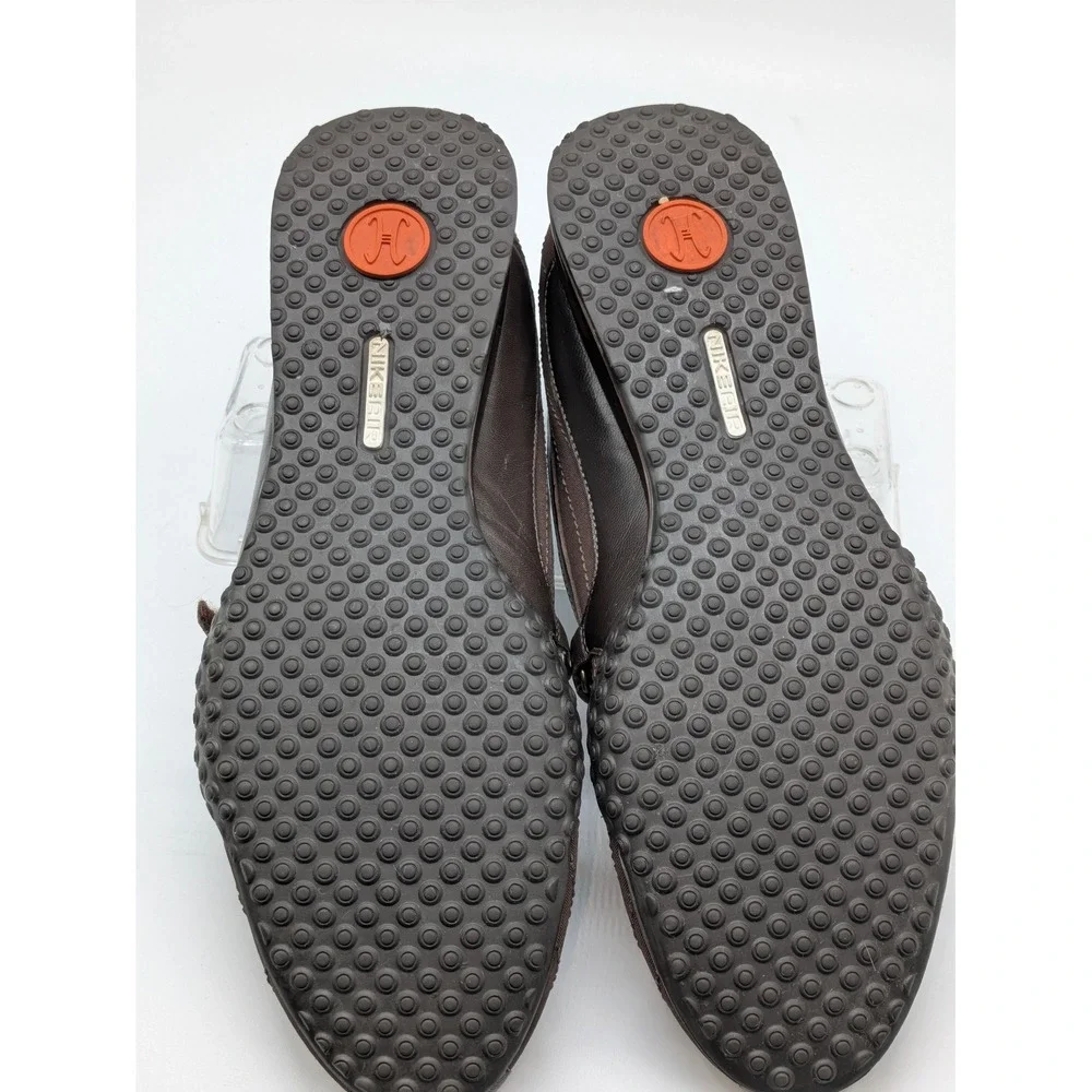 Cole Haan NikeAir Mary Jane Flats Brown Women's 9.5 AA Narrow Comfort Shoes
